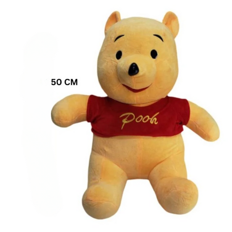 Pooh Cute Teddy Bear Soft Toy | Fluffy &amp; Soft Stuffed Animal Plush Toy For Kids - 50 CM